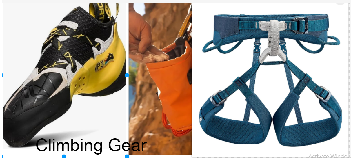 rock climbing equipment soft gares