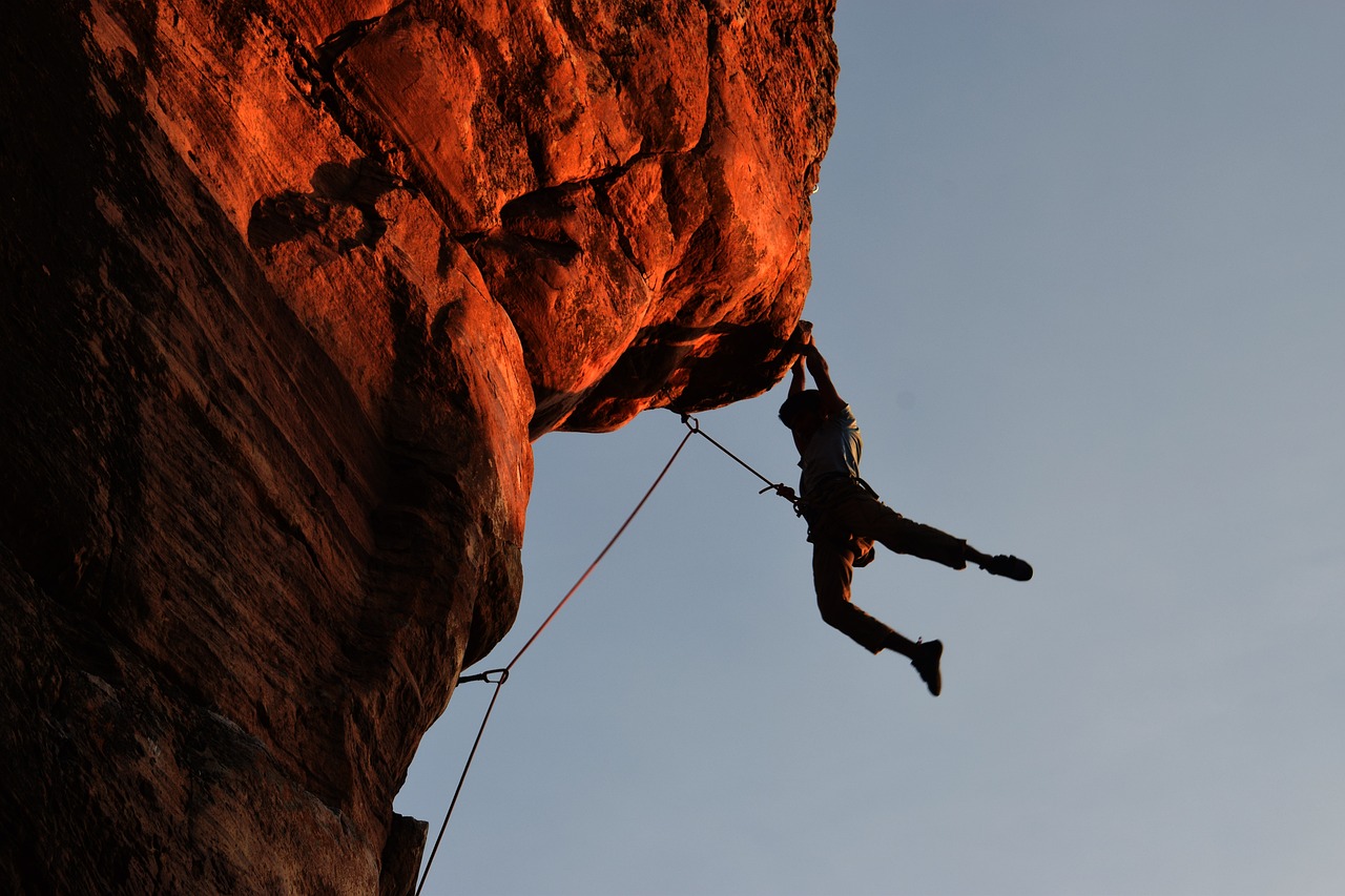 rock climbing,