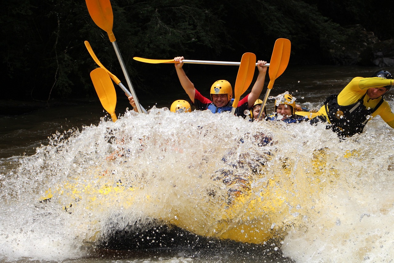 rafting, wave, adventure