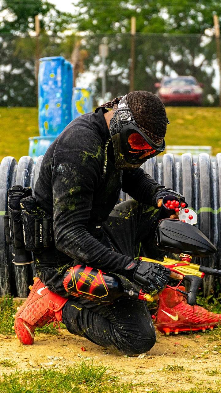 paintball, shooting, fun