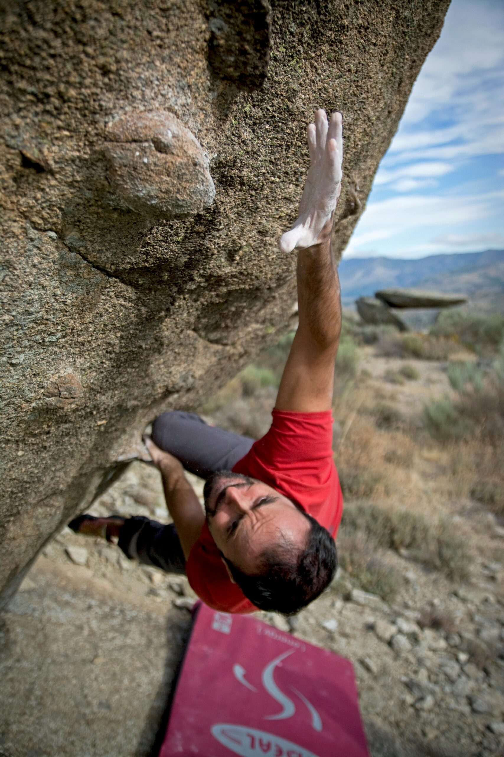 rock climbing